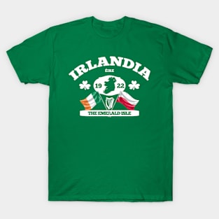 Irlandia- Ireland Poland Irish Polish Design T-Shirt